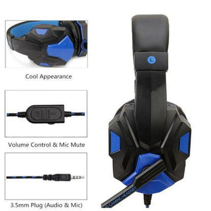 Headset Gaming Com Fio PS4/PS5/Xbox/Smartphone/PC