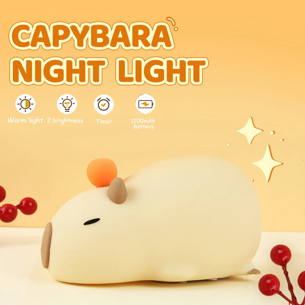 Luminária Noturna de Capivara