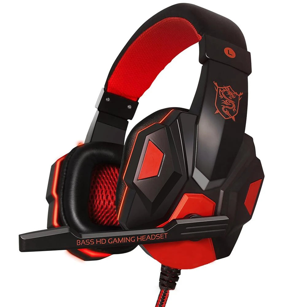 Headset Gaming Com Fio PS4/PS5/Xbox/Smartphone/PC