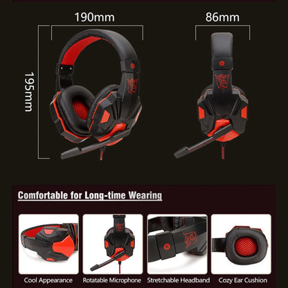 Headset Gaming Com Fio PS4/PS5/Xbox/Smartphone/PC